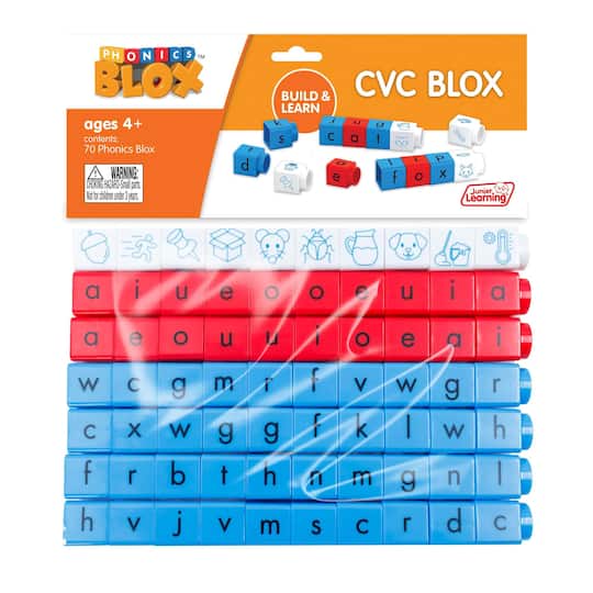Junior Learning® CVC Blox Rainbow Phonics Set